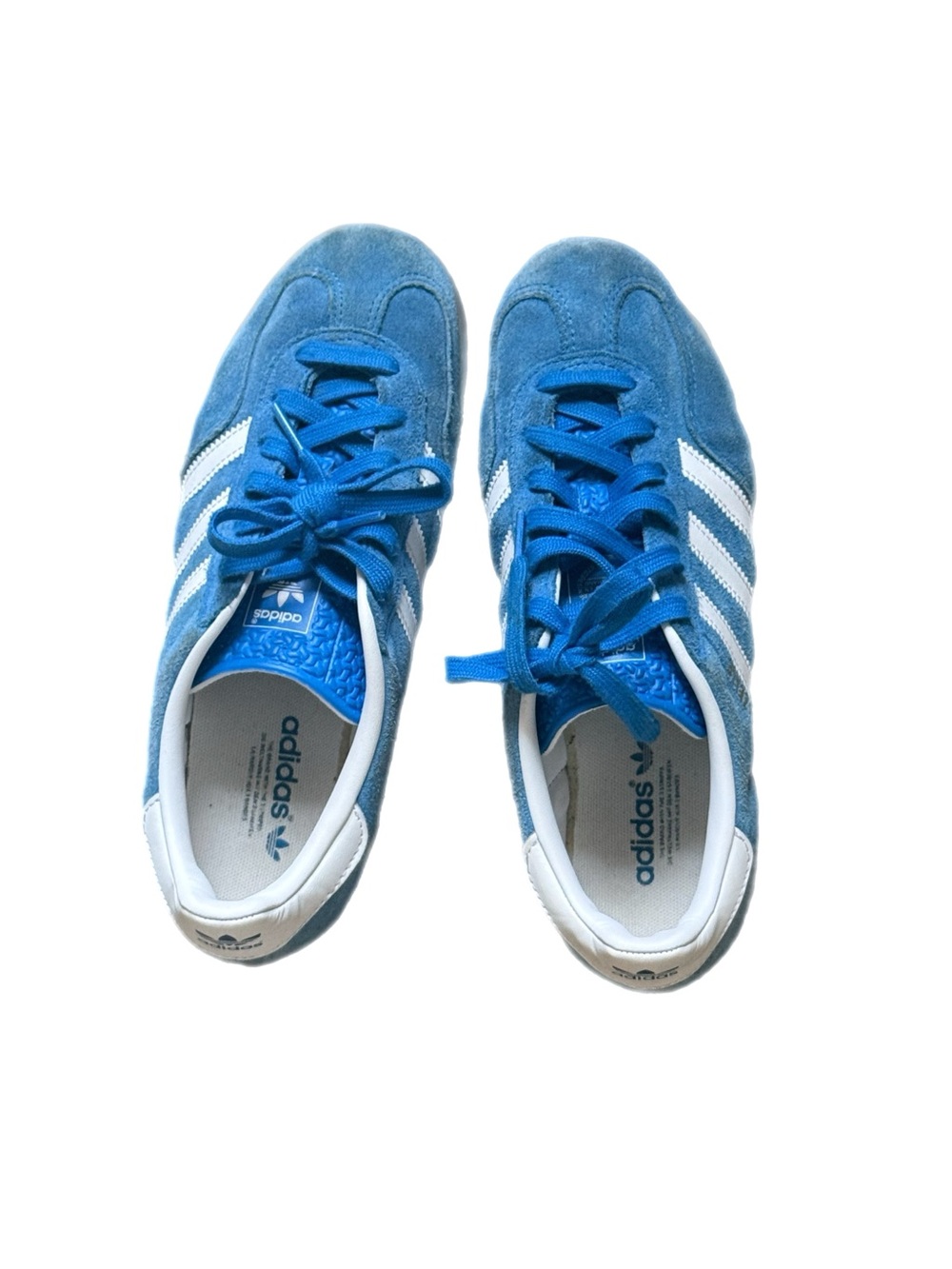 Adidas Gazelle Blue Suede Sneakers